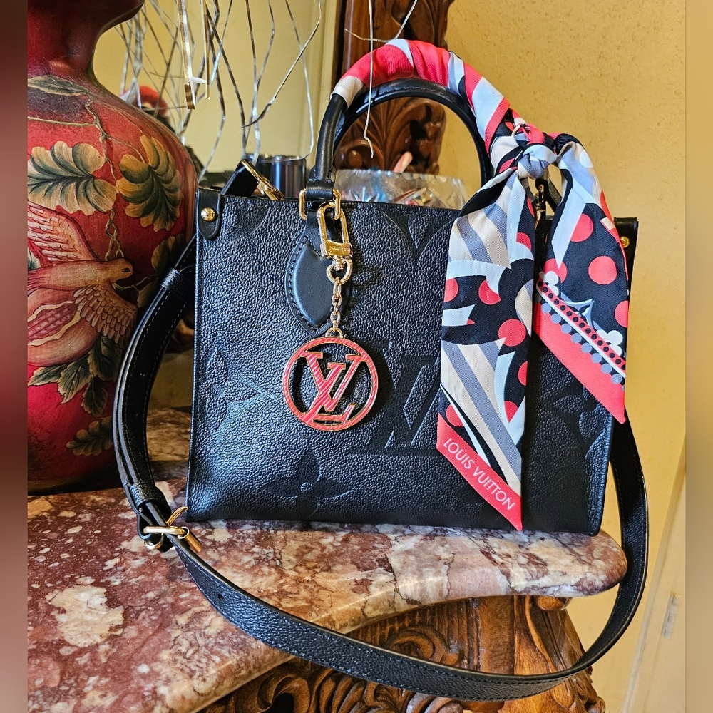 Louis Vuitton Onthego PM Empreinte Monogram Leather Tote